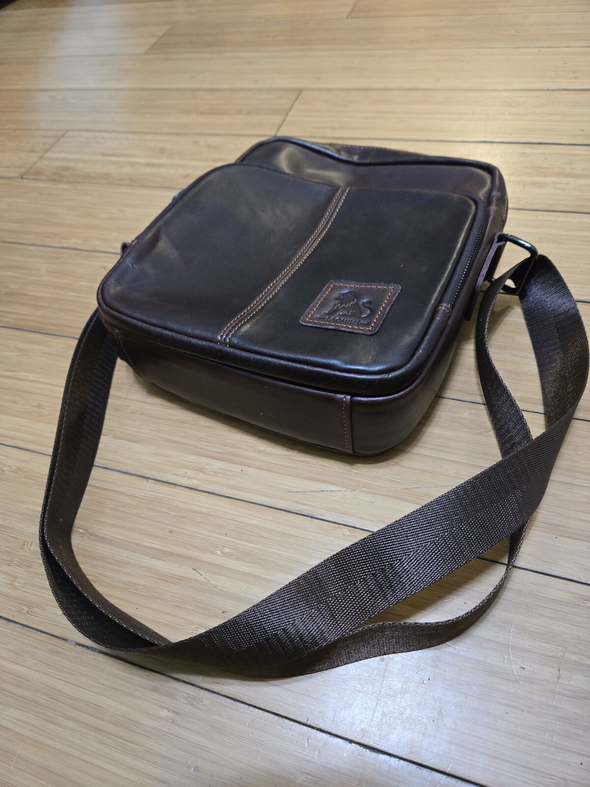 Mens leather crossbody bag - New!