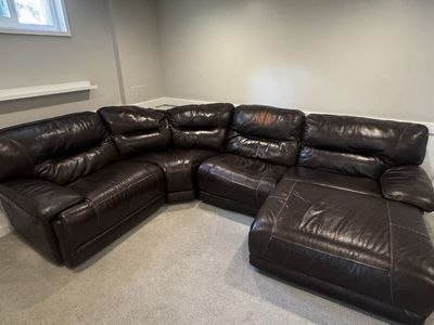 Leather couch