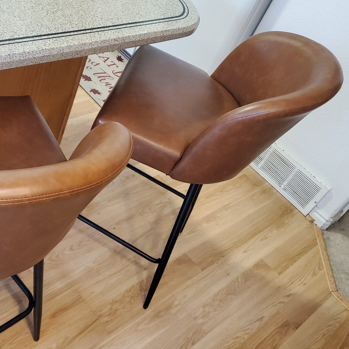 2 chairs for breakfast bar