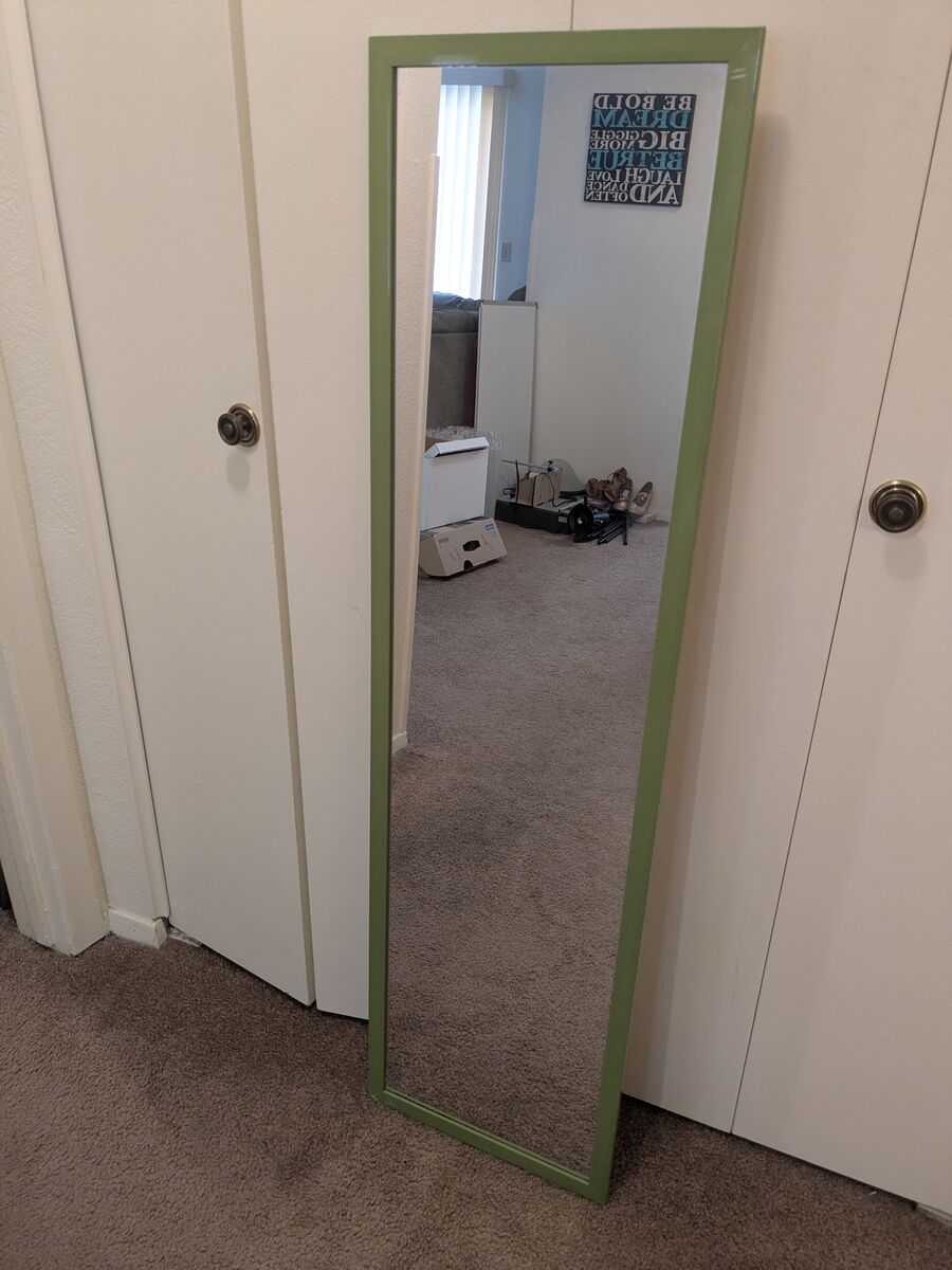 Full Length Mirror - Green Edges