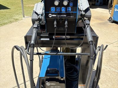 Miller XMT350MPA & D74MPA Wire Feeder Pulsed Welding Machine