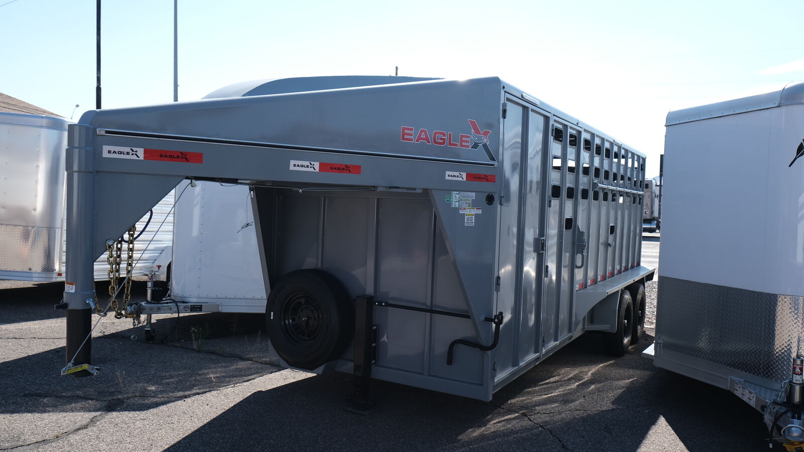 Eagle X 20 Foot Stock Combo 6.8x20 Livestock Trailer