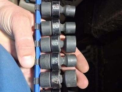 Socket Set with Universal Joints - Various Sizes (11mm-19mm)