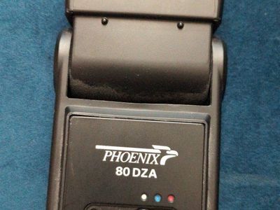 Phoenix 80 DZA Camera Flash Unit - Used, Good Condition, Adjustable Settings