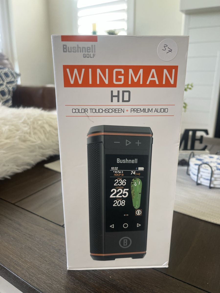 Bushnell Wingman HD Golf GPS Speaker with Color Touchscreen