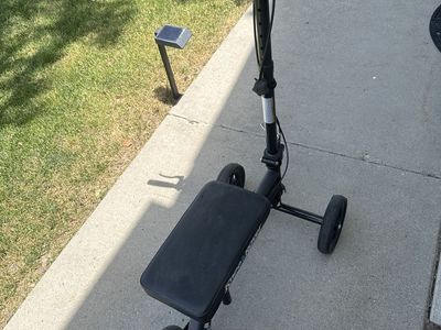 Knee Scooter for Foot or Ankle Injury Recovery - Black Mobility Aid