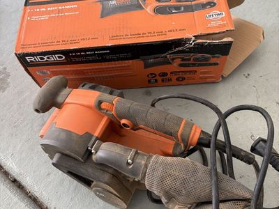 Ridgid 3"x18" Belt Sander