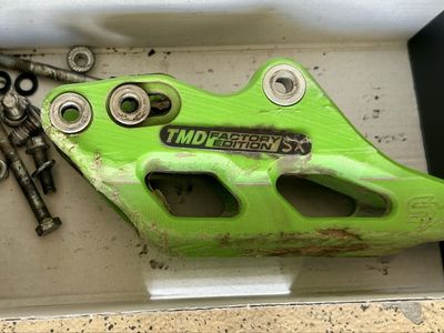 2023 KX450 TMD Factory Edition SX Dirt Bike Chain Slider Guide - Green