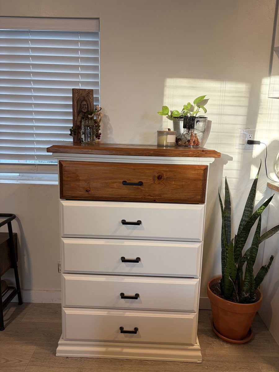 Modern Farmhouse Dresser – Refinished Solid Wood