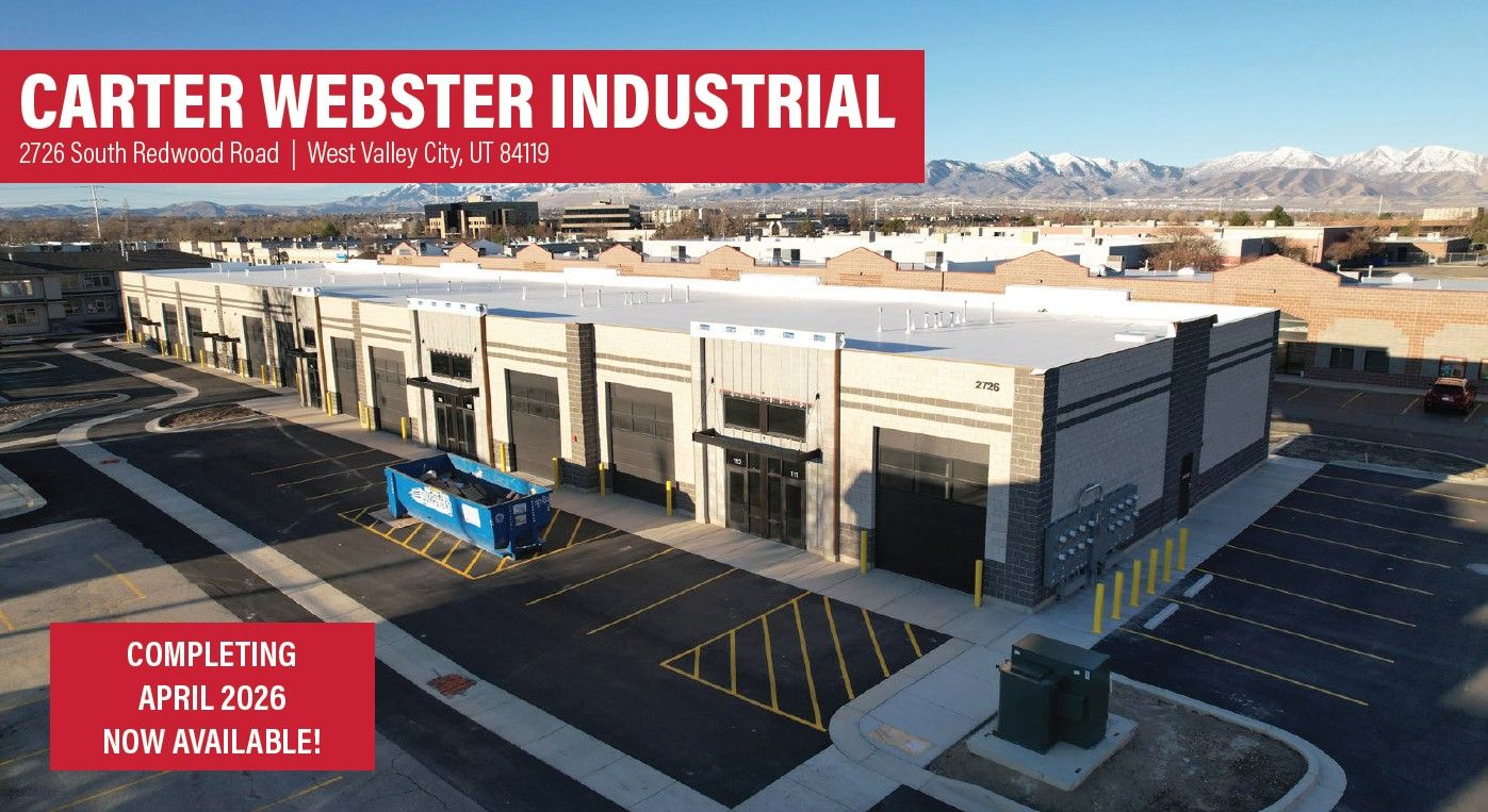 Carter Webster Industrial FOR SALE - 1,044 SF - 1,840 SF - West Valley City, UT