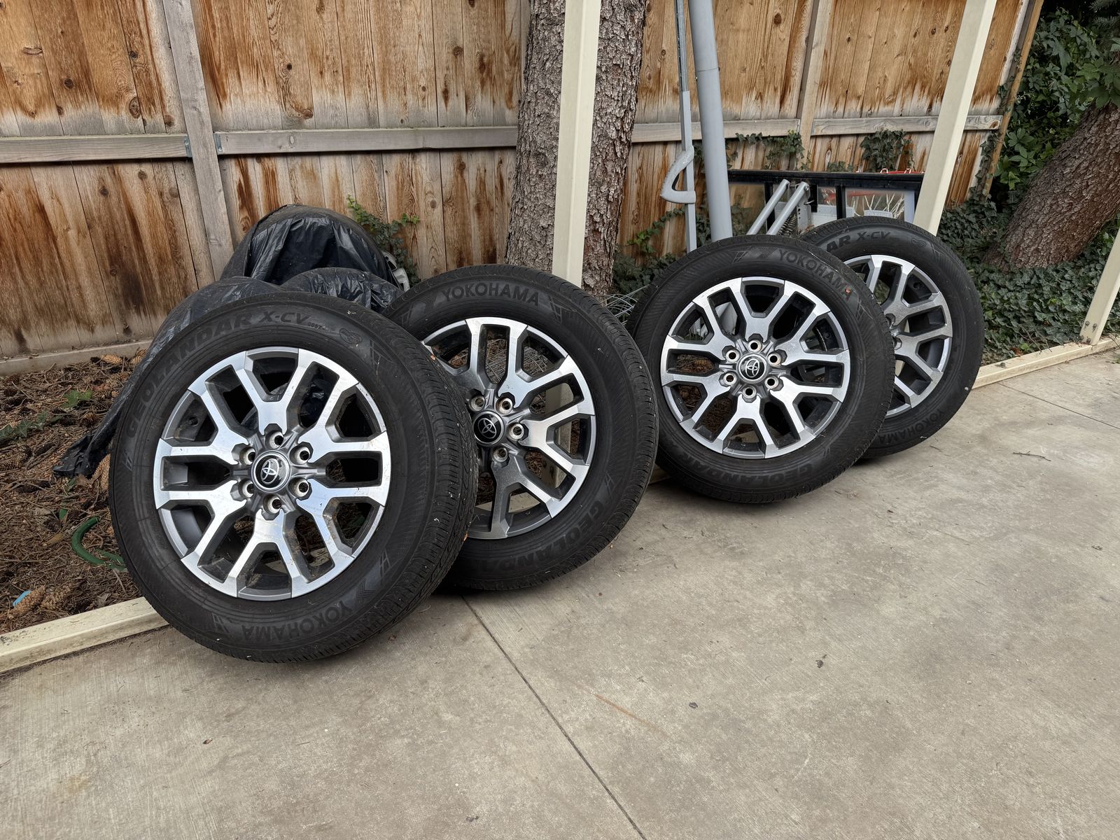 Toyota OEM rims and tires