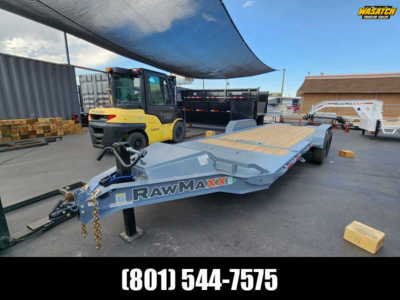 2026 RawMaxx 22' G7X 14K Gravity Tilt Flatbed Trailer