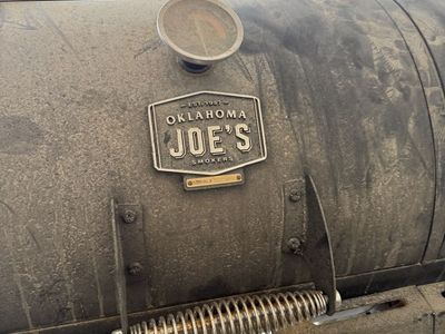 Oklahoma Joe's Longhorn Combo Smoker & Grill - Gas & Charcoal with Side Fire Box