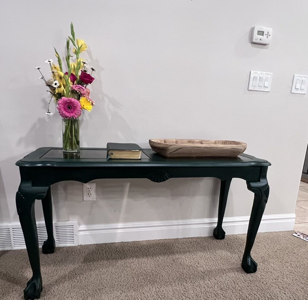 Entry Table Forest Green