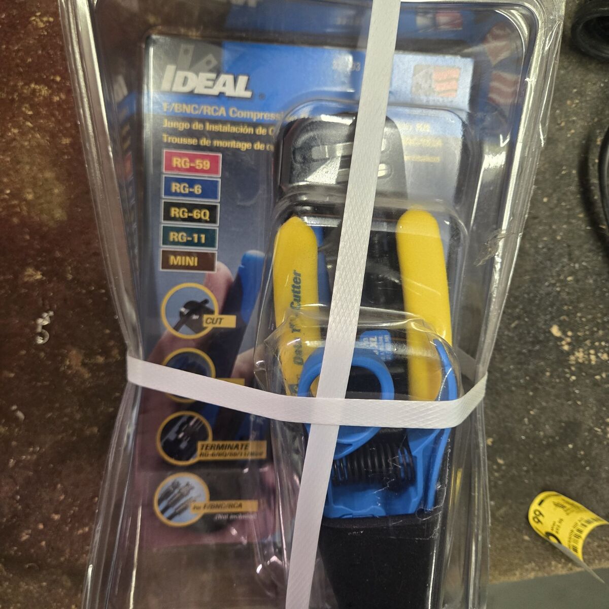 RCA BNC compression connector installation kit