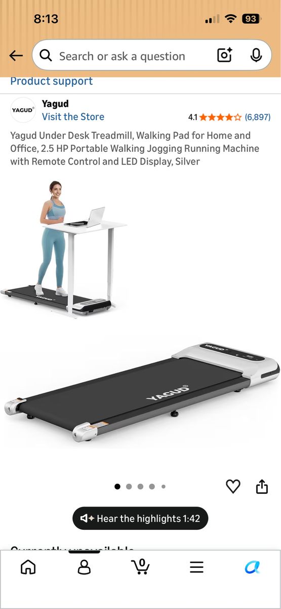 Walking Pad/ Treadmill $75 obo