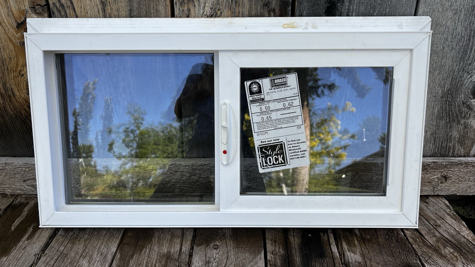 Vinyl Sliding Window - Double Pane.