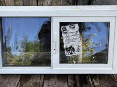 Vinyl Sliding Window - Double Pane.