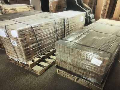 6’ x 4’ industrial Racks brand new on the pallet $100 per stand with five shelves