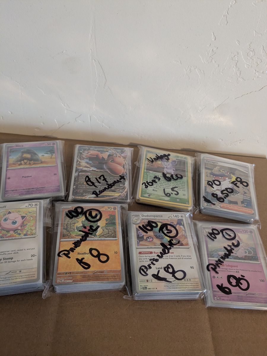 Pokemon Card Lot Vintage Bulk Collection TCG : Random 151 Prismatic Perfect Order
