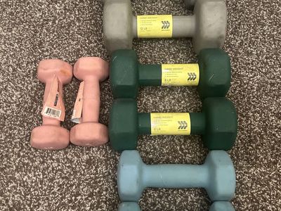 Dumbell Set (3lb, 5lb, 8lb, 12lb)