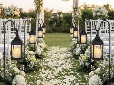 24 LED Candle Light Lanterns Set for Wedding Decor