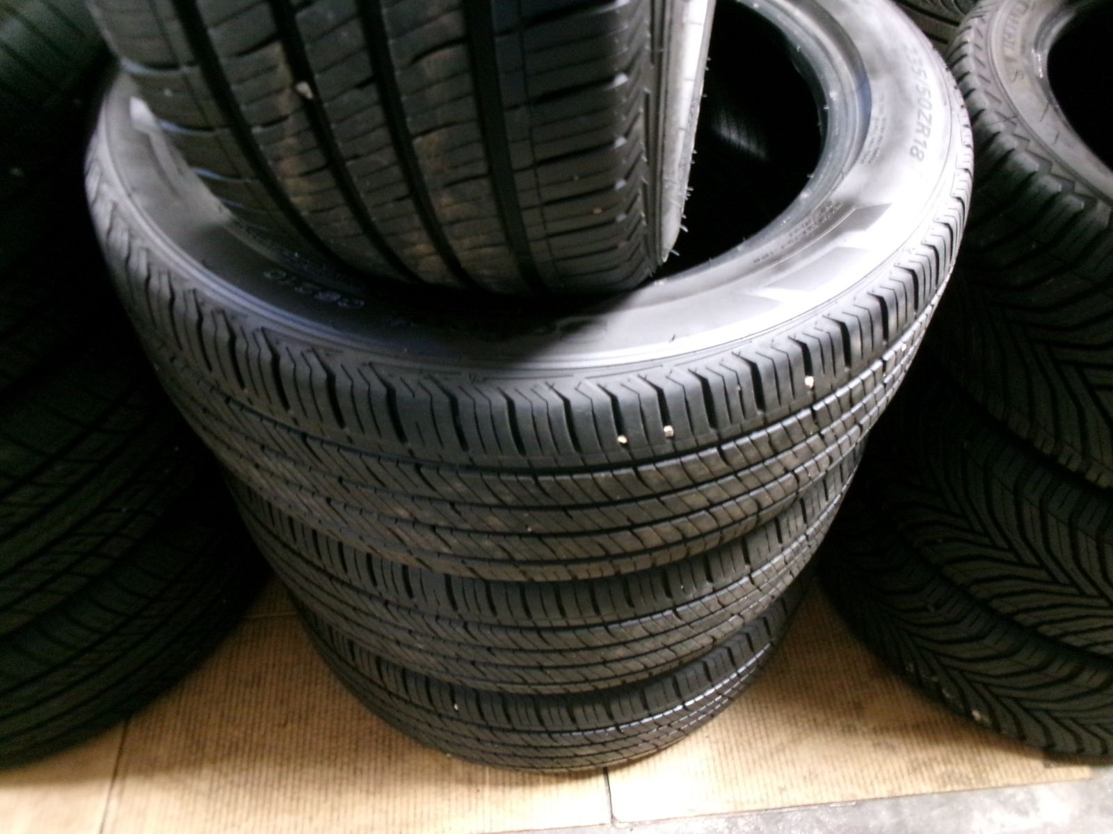 235/50R18 CELIMO SAILENT CS210 SET OF USED TIRES