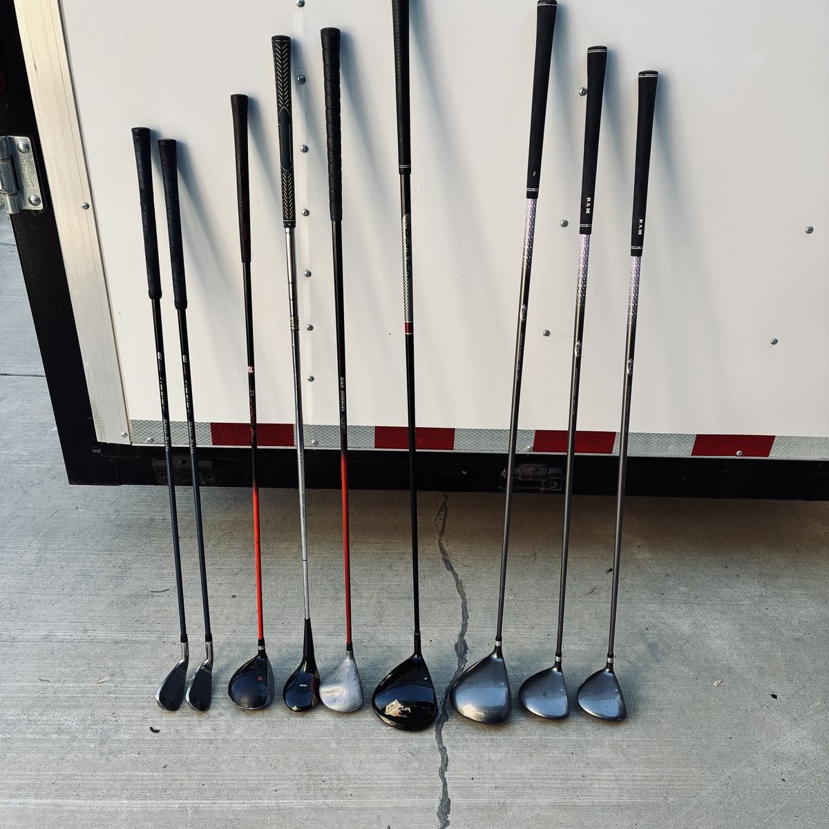Variety Of Golf Clubs