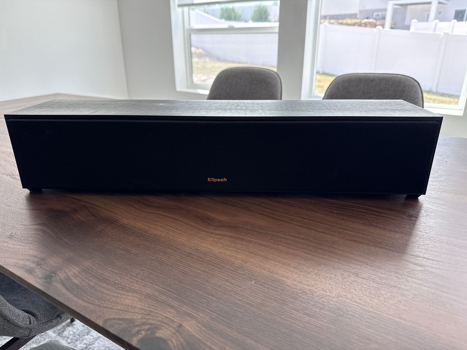 Klipsch R-34C Black Center Channel Speaker - 125W, 8 Ohm - Excellent Condition Home Audio