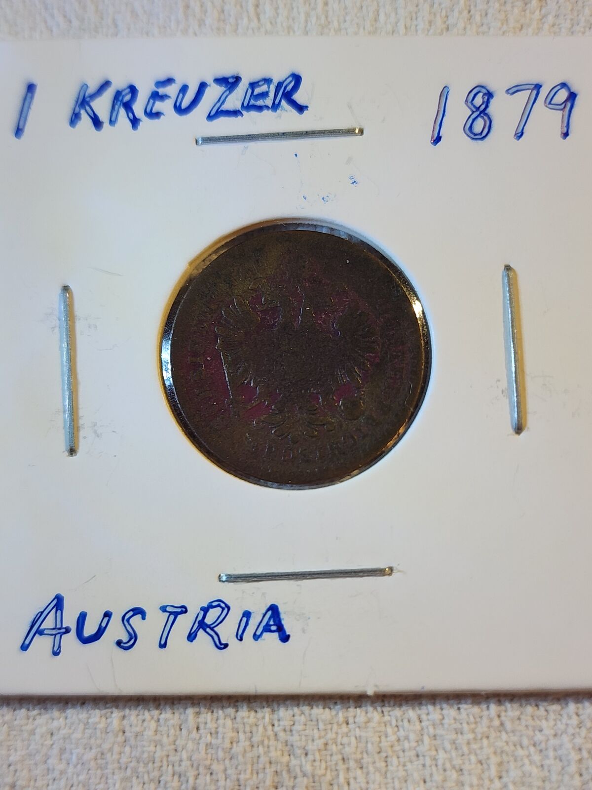 1879 Austria 1 Kreuzer