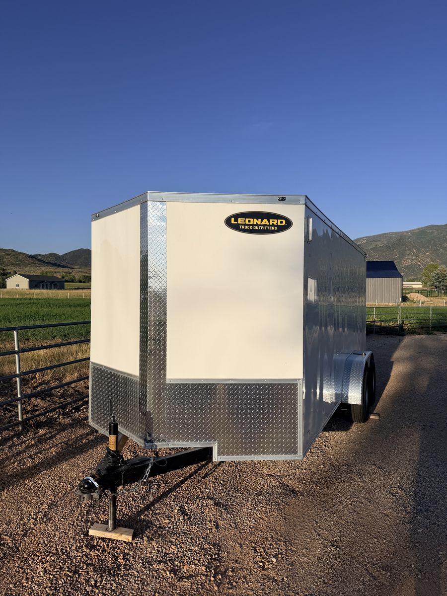 Like New! 2026 7x16 V Nose Cargo Trailer