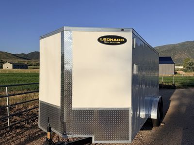 Like New! 2026 7x16 V Nose Cargo Trailer