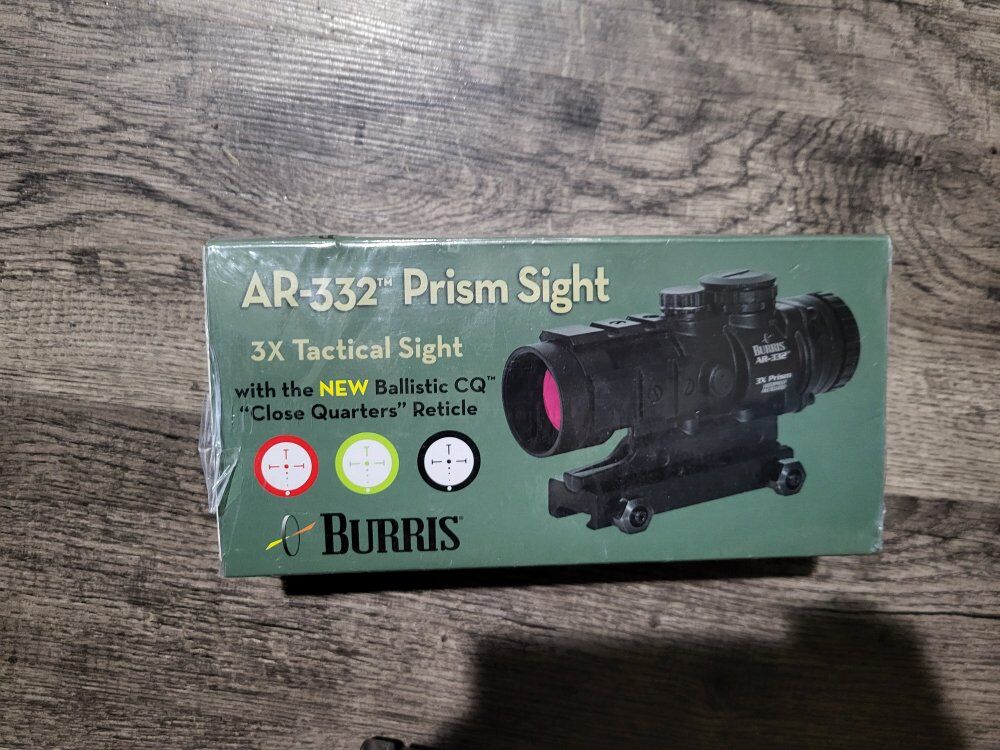 Burris AR-332 Prism Ballistic 3x scope Ar