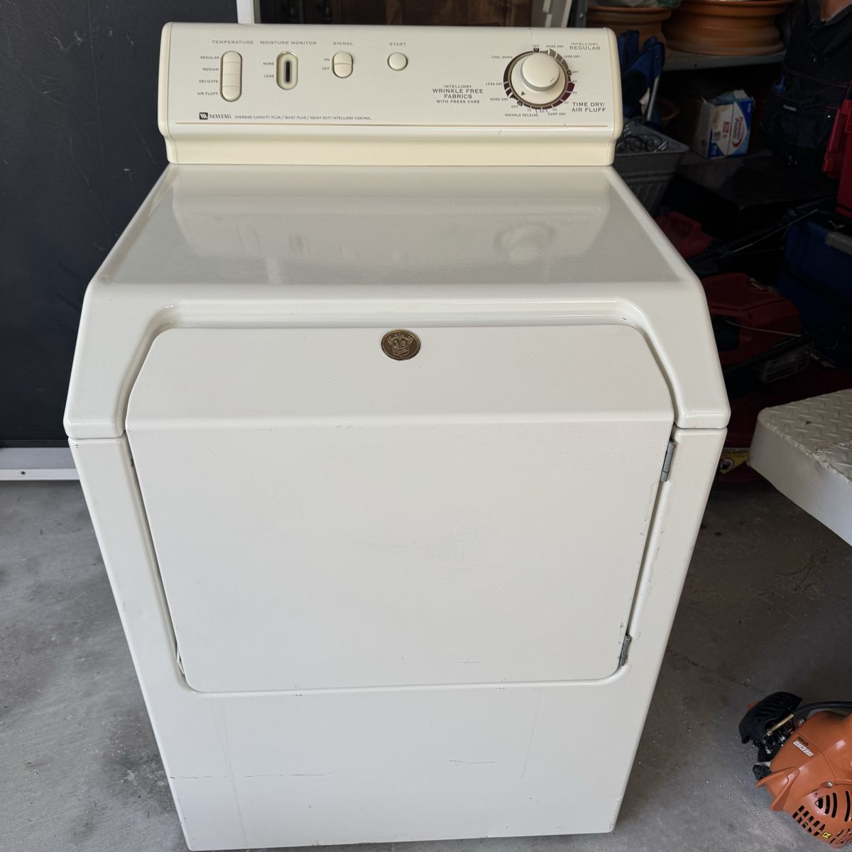 Maytag Oversize Capacity Plus Heavy Duty Clothes Dryer - White
