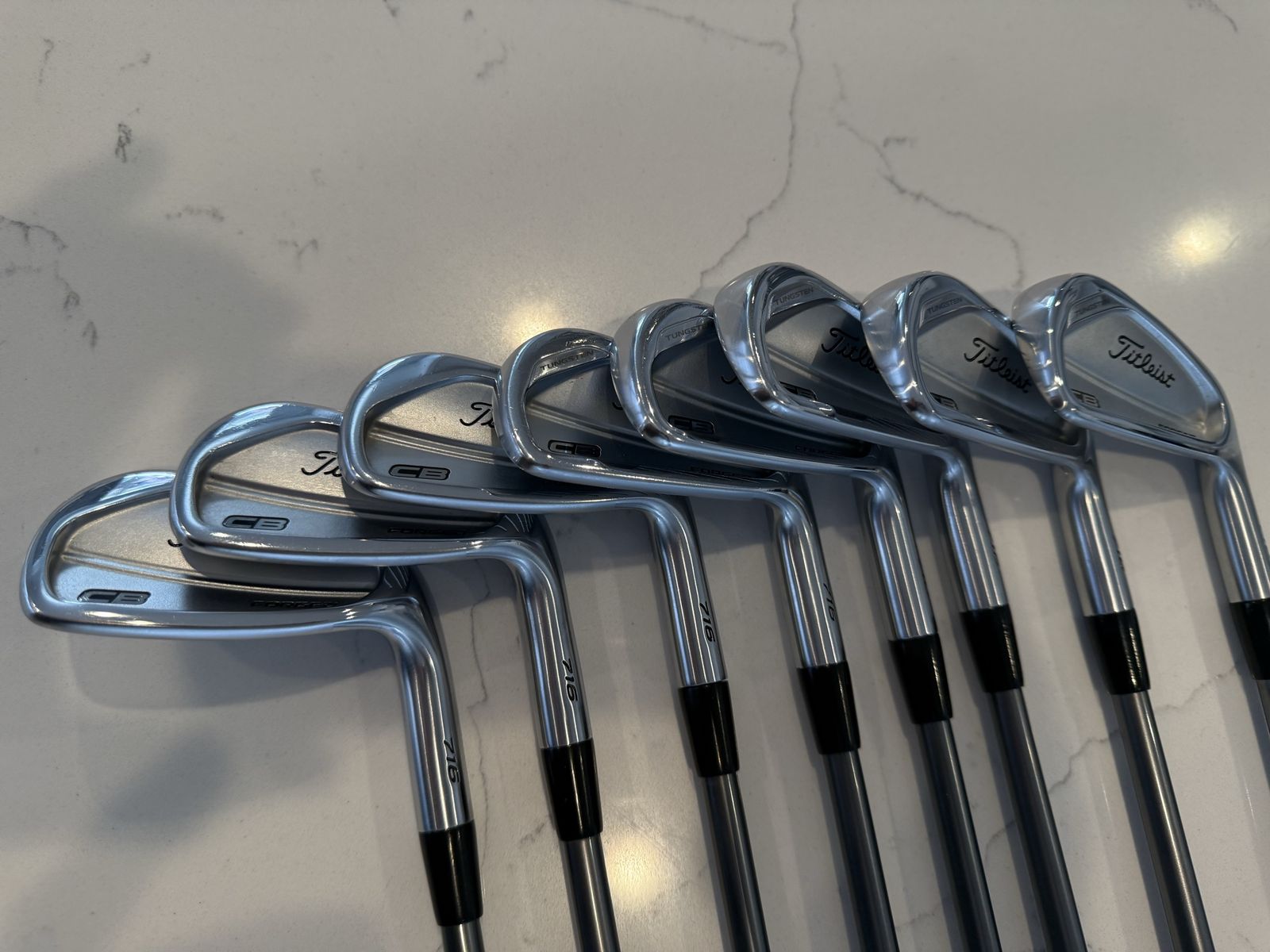 Titleist 716 CB Irons, PW thru 3 iron