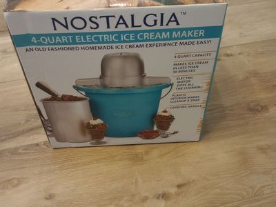 Nostalgia Ice Cream Maker At Half Price