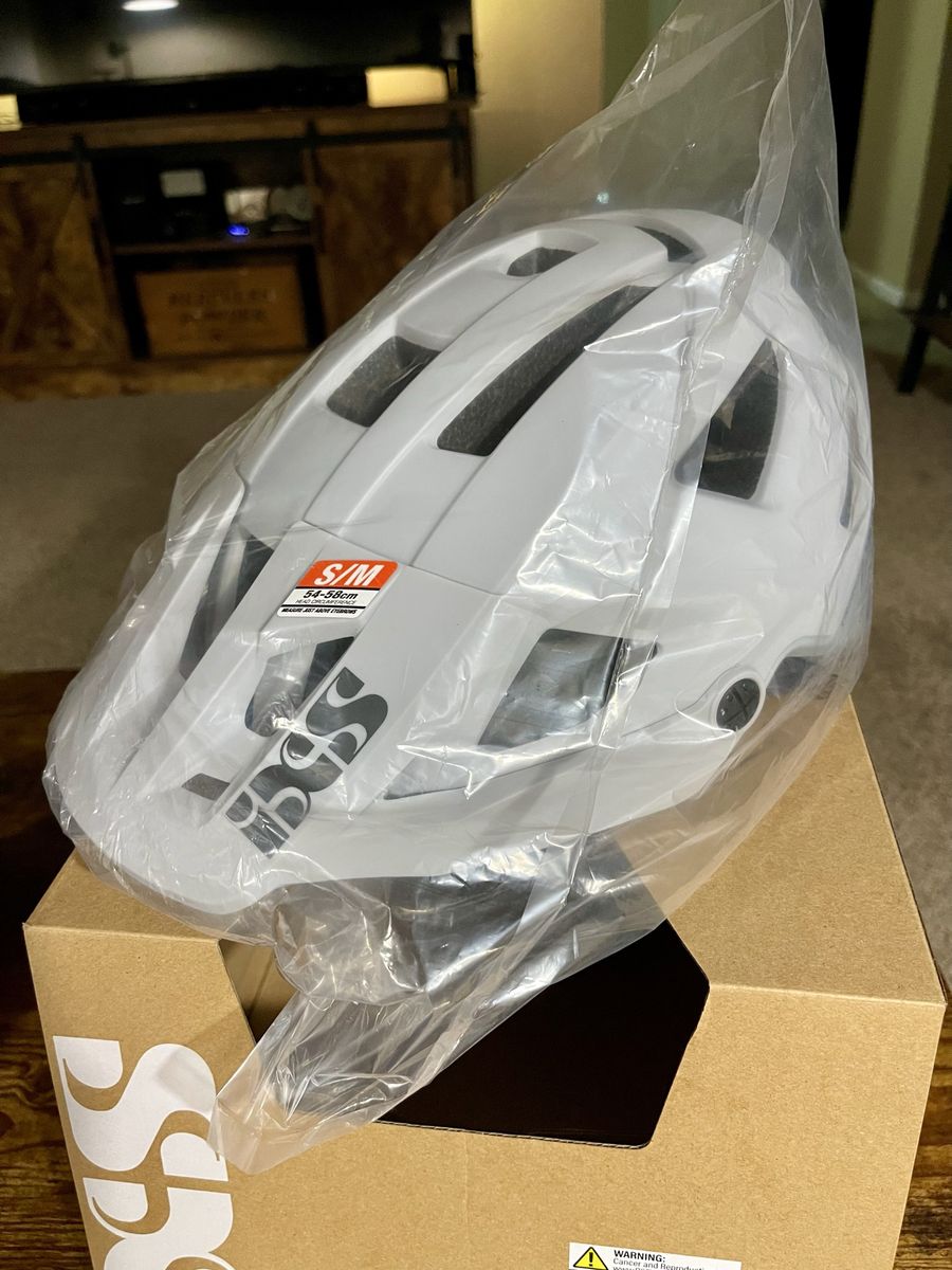 iXS Trail Helmet Size S/M Grey Helmet (NEW)