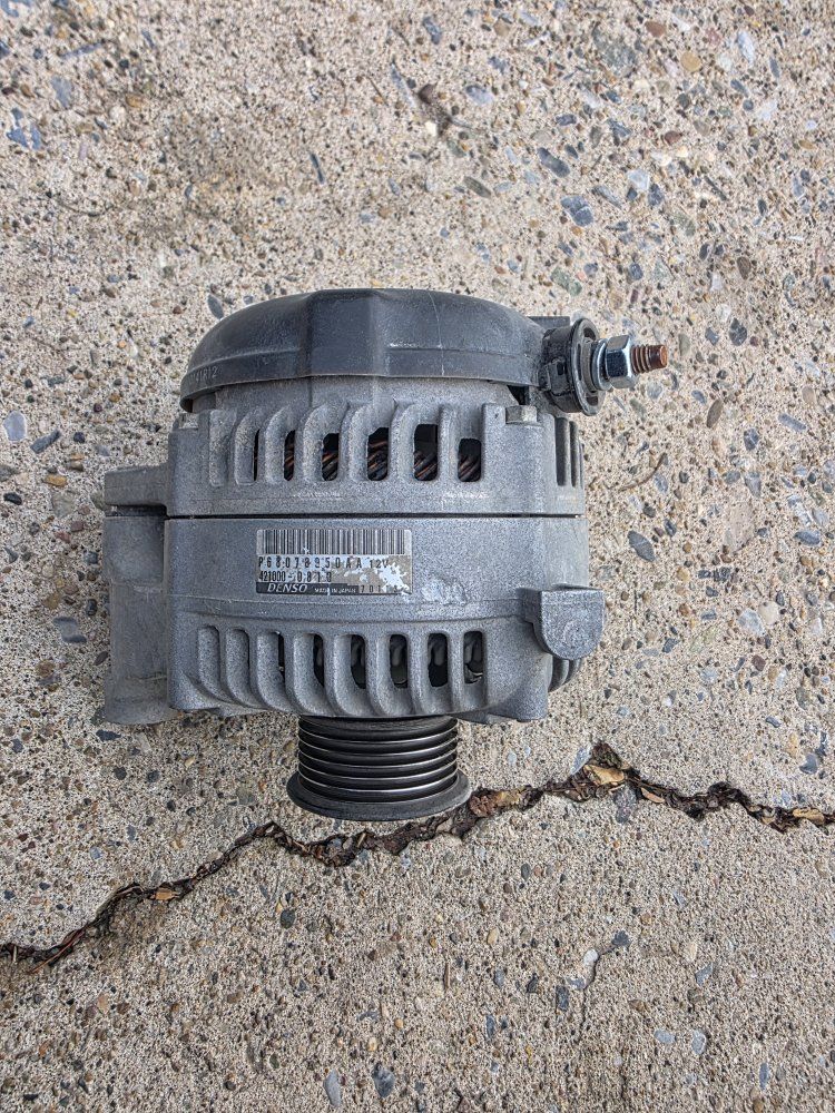 Denso 12V 100A Alternator - Used Auto Part - Off Jeep JK 3.6