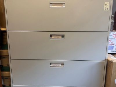 Filing cabinet at law office
