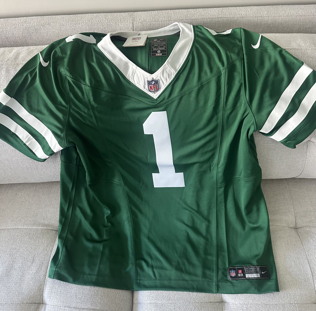 Sauce Gardner #1 New York Jets Nike On-Field Jersey XL – New With Tags