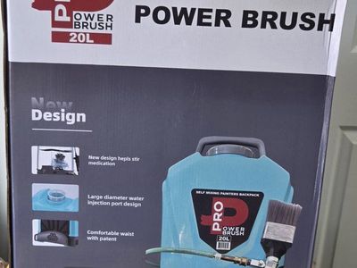 Pro Power Brush 20L Electric Mixing Power Brush Self-Mixing Painters Backpack