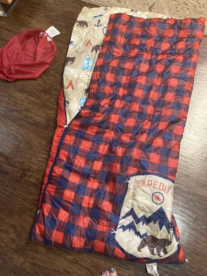 Camp Sleepover Sleeping Bag Kids