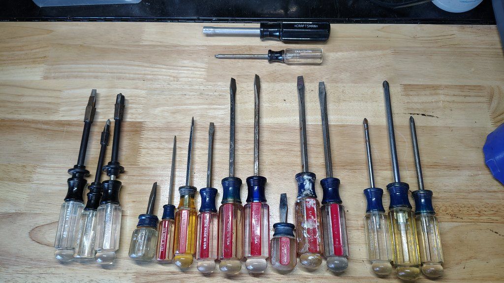 Craftsman Screwdriver Lot, Phillips & Flathead