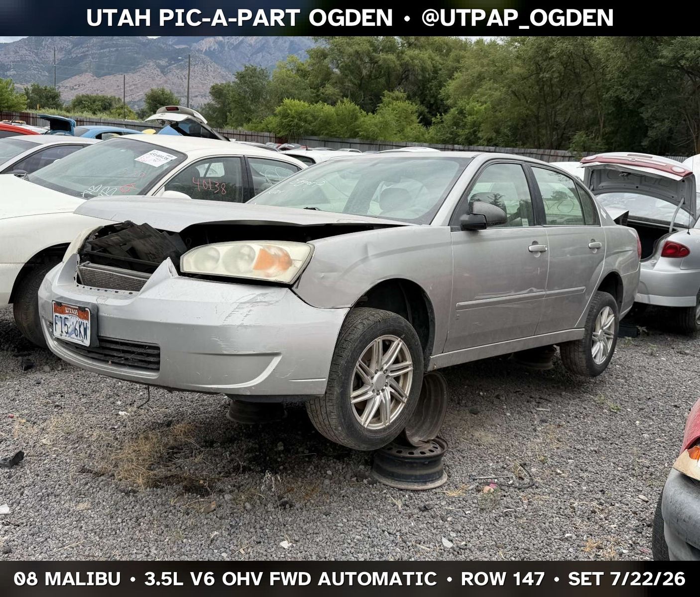 New Arrival - 2008 Chevrolet Malibu Parts - UTPAP Ogden