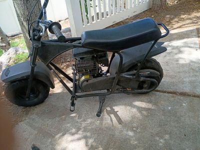 Go Power Sports Mini Bike 80cc, Black, Used