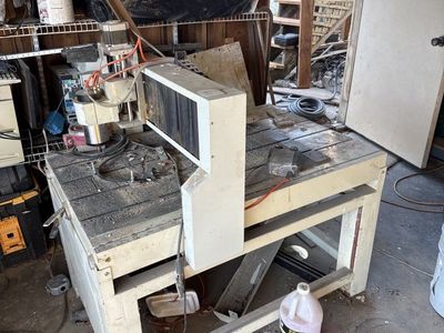 Industrial CNC Router Machine - Used Condition, Ready for Workshop Projects