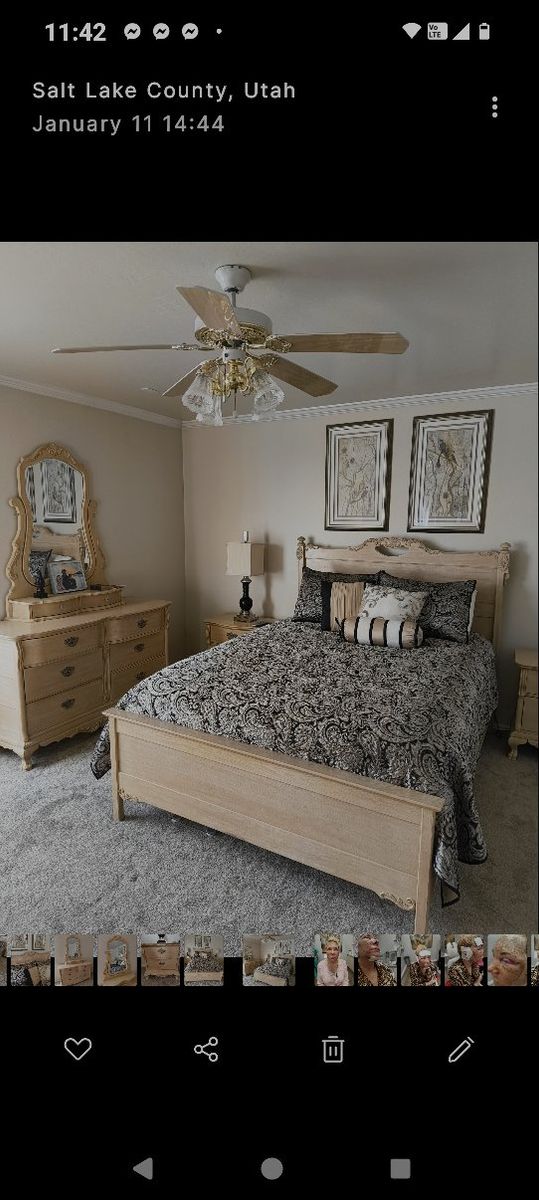 Beautiful queen bedroom set
