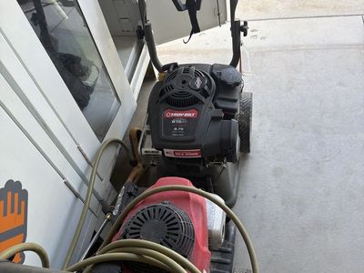 Selling two gas pressure washers