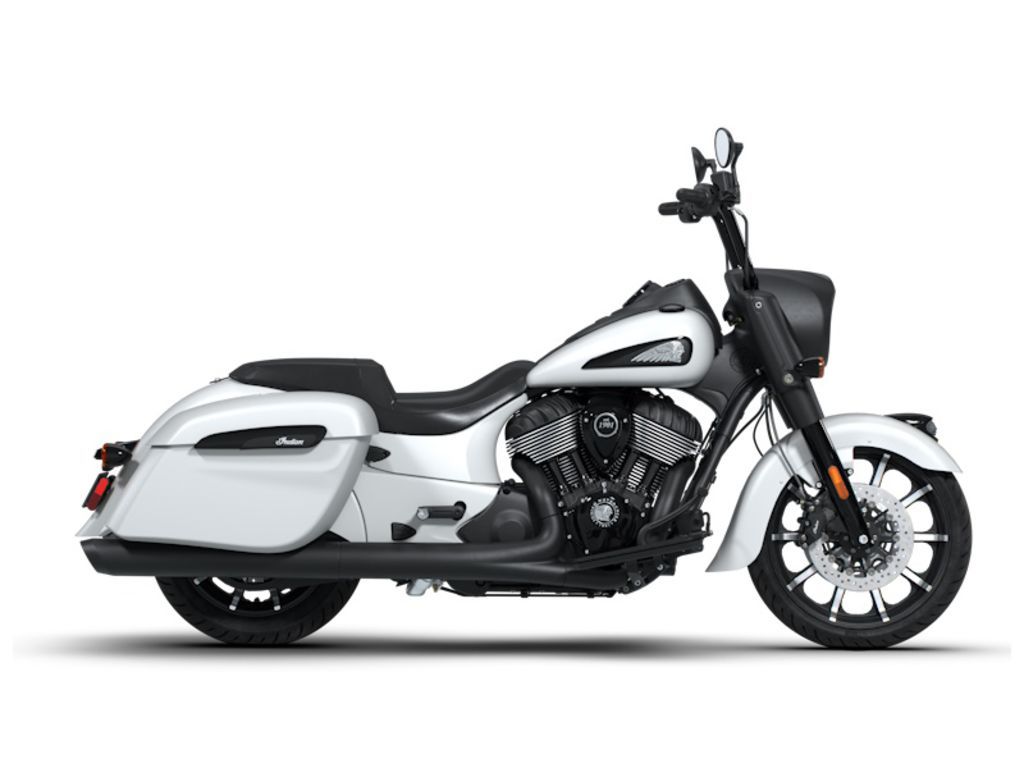 2026 Indian Motorcycle® Springfield ® Dark Horse® Ghost White Metallic Smoke