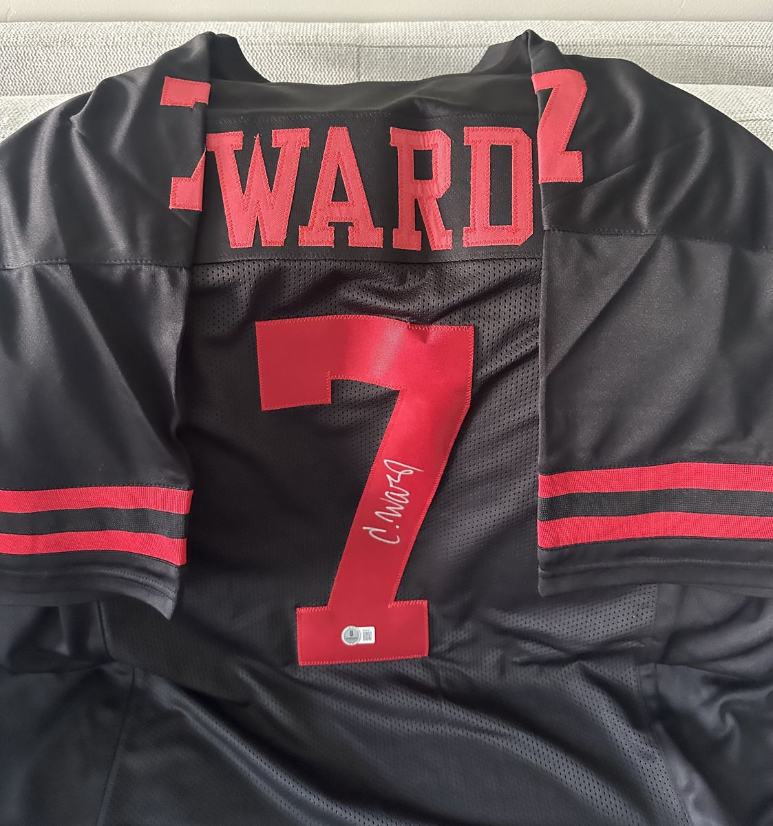 Charvarius Ward Signed San Francisco 49ers #7 Jersey – Beckett Authenticated